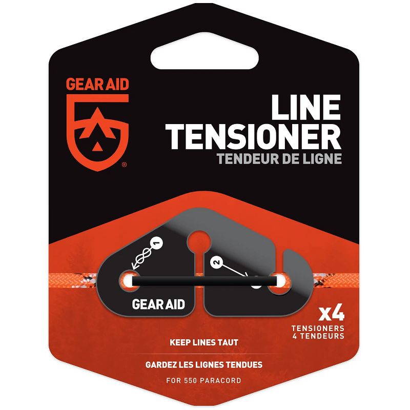 Gear Aid Outdoor Camping Line Tensioner 4-Pack - Black, 2 of 3
