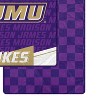 NCAA James Madison Dukes Diagonal Ghost Checker Double Sided Blanket - 2 of 3
