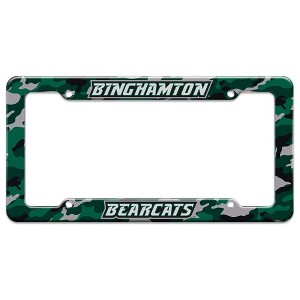 Binghamton University Bearcats Camo License Plate Tag Frame - 1 of 4