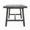 GDFStudio Florian 59" Outdoor Acacia Wood Dining Table - 4 of 4
