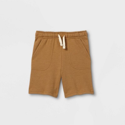 Toddler Boys' Knit Pull-on Shorts - Cat & Jack™ Brown 5t : Target