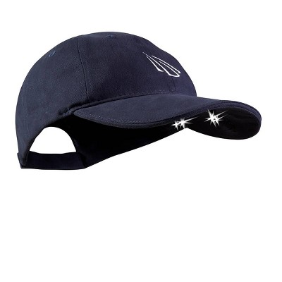 POWERCAP Adult 4 LED Unstructured Cotton Hat - Navy