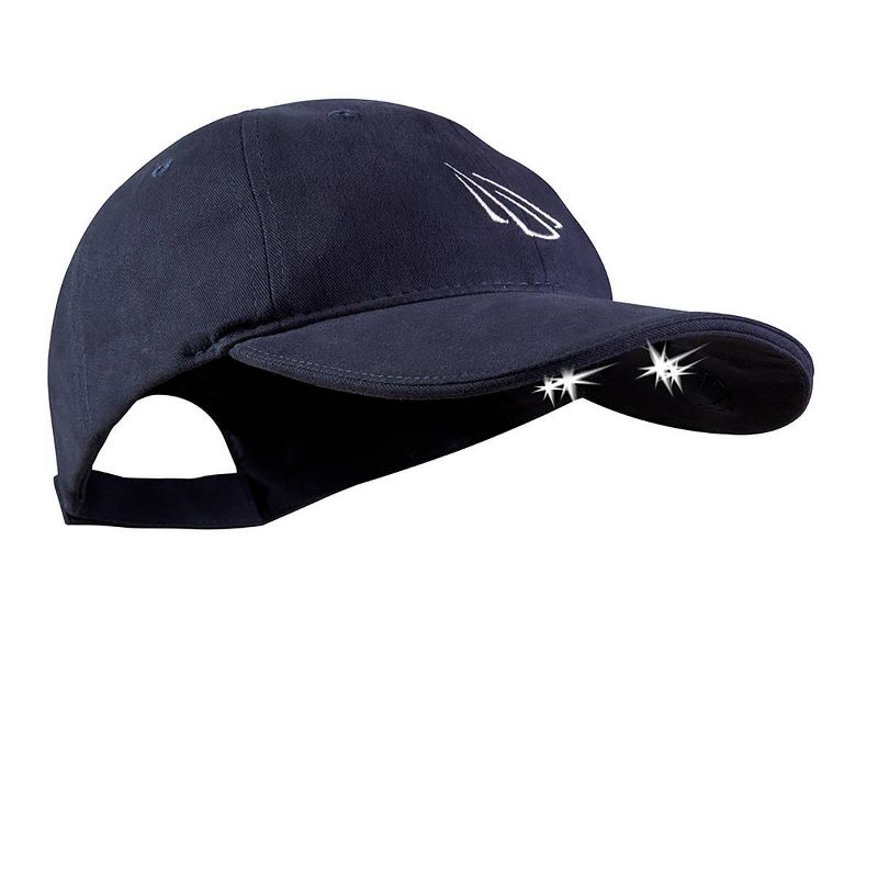 POWERCAP Adult 4 LED Unstructured Cotton Hat - Navy, 1 of 7
