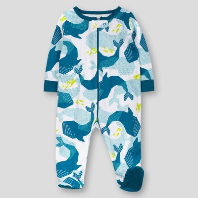 Lamaze Baby Boys' Organic Whale Sleep N' Play - Turquoise 6M