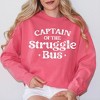 Simply Sage Market Women's Garment Dyed Graphic Sweatshirt Captain of the Struggle Bus - 2 of 2