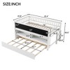 NicBex Twin Size Loft Bed with Chalkboard & Movable Shelves,Space-Saving Pine/Solid Wood Bunk Bed with Ladder,Low Loft Beds for Kids,Teens - 3 of 4