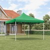 Pop Up Canopy Tent, 10 x 10 Ft Commercial Instant Shade Canopy with Roller Bag, Outdoor Portable Canopy for Events, Parties, Camping - 3 of 4