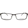 Adensco AD111 JYS Unisex Rectangle Eyeglasses Semi Matte Brown 54mm - 2 of 3