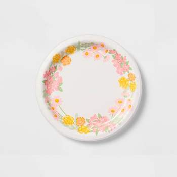20ct Floral Snack Plates - Spritz™
