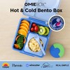 OMIEBox Insulated Bento Lunch Box with Leakproof Thermos Food Jar 3 Compartments - 2 of 4