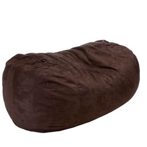 CAVINAS Indoor Suede Bean Bag Chair, Traditional 8 Foot Cylindrical Bean Bag Chair Suitable for Bedroom Living Room - 1 of 4