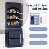 Whisen 83.7" Kitchen Pantry with 5 Drawers & Adjustable Shelf - 3 of 4