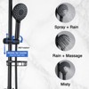 PAGED Shower Head with Spray Patterns Rain Shower Head with Body Jet Handshower, Shower Heads for Bathroom - 2 of 4