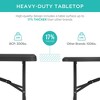 Best Choice Products 6ft Plastic Folding Table, Indoor Outdoor Heavy Duty Portable w/ Handle, Lock - image 2 of 4