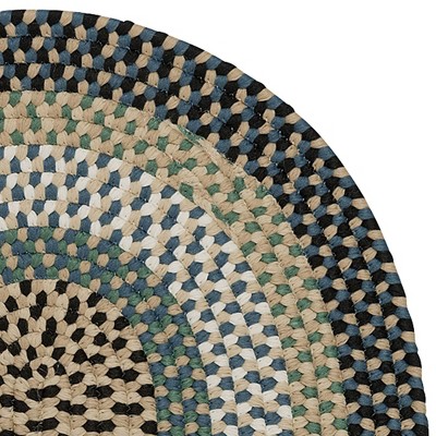 Colonial Mills Mendi - Black 42 In x66 In Oval Rug Indoor/Outdoor 100% Polypropylene