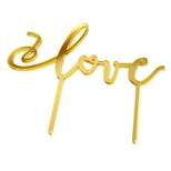 Love Script Cake Topper Party Decorations and Accessories
