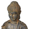 John Timberland Rustic Zen Buddha Outdoor Floor Water Fountain with Light LED 21" High Sitting for Yard Garden Patio Deck Home - image 3 of 4