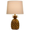 Traditional Coastal Table Lamp Gold Finish - StyleCraft: Polyresin, White Shade, UL Listed - 2 of 4