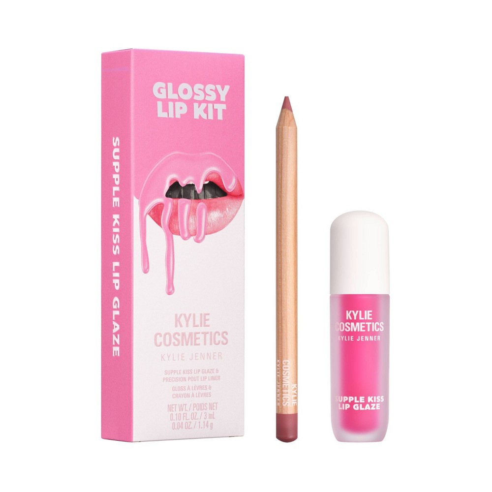 Kylie Cosmetics Lip Makeup Glossy Lip Kit Candy K 2.0 - 0.14 fl oz - Ulta Beauty: Moisturizing, Liquid, Set, Medium Tones