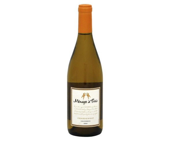 Menage A Trois&#174; Chardonnay - 750mL Bottle