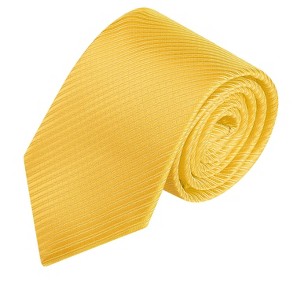 Allegra K Men's Self-tied Textured Wide Necktie - 1 of 4