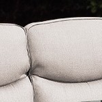 beige cushion/brown wicker