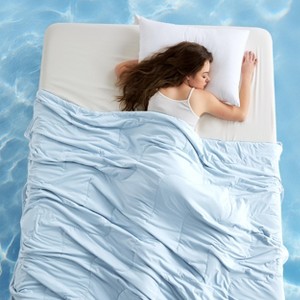 Cooling Blankets for Hot Sleepers Summer Blanket Cold and Lightweight Gift for Night Sweats Ice Cooled Breathable Comforter for Bed - 1 of 4