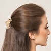 Unique Bargains Women's Butterfly Shape Metal Hair Rose Gold Tone 1 Pc - 2 of 4