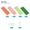Unique Bargains Party Decoration Reusable Strong Rope Tassel Garland Banner 20 Pcs - 3 of 4