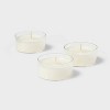 1" 12pk Unscented Jumbo Tealight Candles White - Room Essentials™: Paraffin Wax, 6.5hr Burn Time, 12ct - 3 of 3