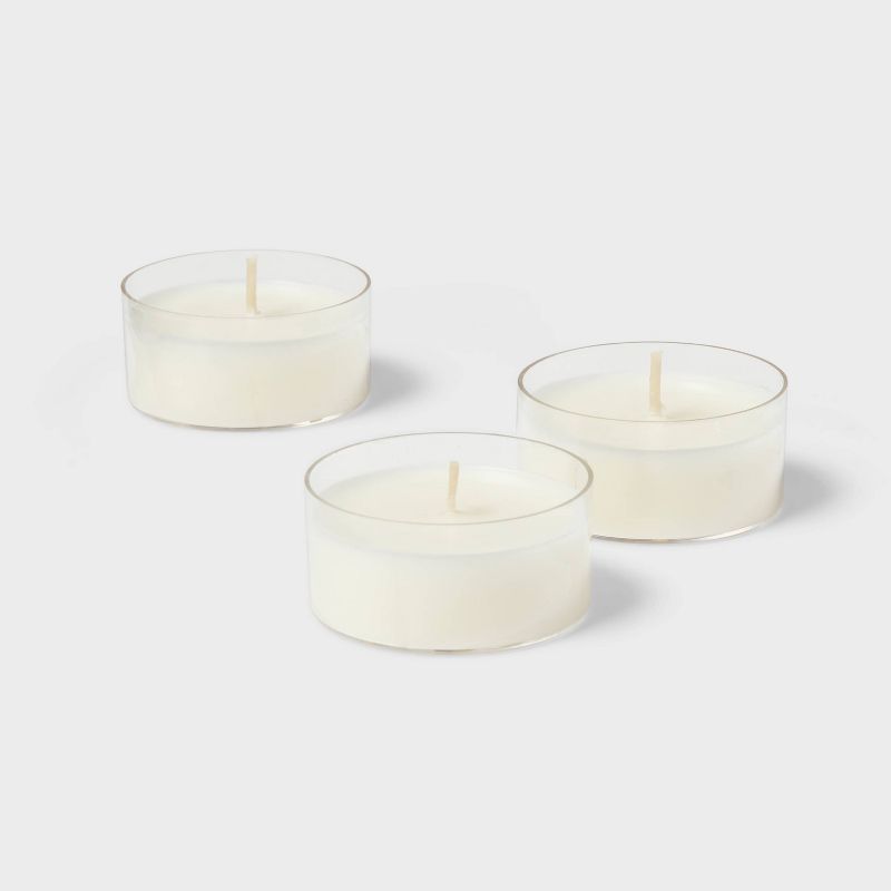 1&#34; 12pk Unscented Jumbo Tealight Candles White - Room Essentials&#8482;, 4 of 5