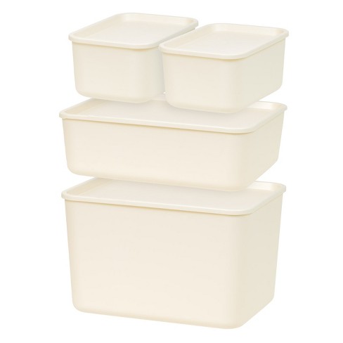 Clear Storage Bins With Lids, Perfect for Kitchen Organization and