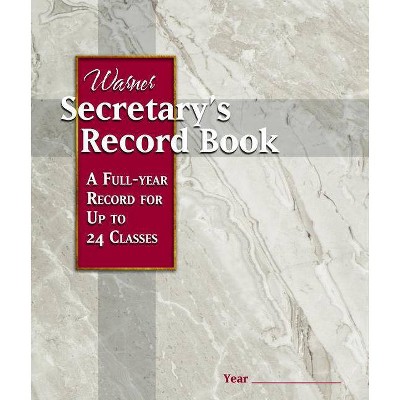 Secretary's Record Book - by  Warner Press (Paperback)