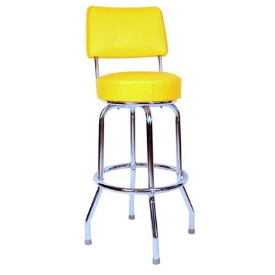 24" Floridian Swivel Counter Height Barstool Yellow - Richardson Seating