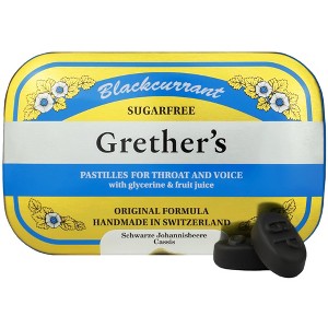 GRETHER'S Pastilles Sugarfree Natural Remedy Dry Mouth Relief - Soothing Throat & Healthy Voice - Long-Lasting Flavor, Gift for Singers - 1 of 4