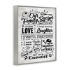 Stupell Industries Our Family Recipe Motivational Kitchen Phrases Life Ingredients, 20" x 16" - 3 of 4