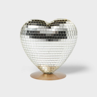 Heart Disco Ball Valentine's Day Decor Gold - Spritz™