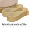 Unique Bargains Velvet Single Side Christmas Vintage Ribbon 1 Pc - 2 of 4