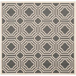 Courtyard CY6112 UV & Stain Resistant Non-Shedding Power Loomed Indoor/Outdoor Rugs - Safavieh - 1 of 3