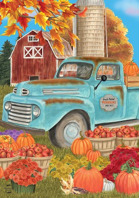 Sunflower Barn Garden Flag - Briarwood Lane