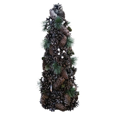 Transpac Pinecone 19 in. Green Christmas Natural Tree