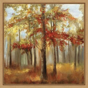 Amanti Art Soft Light (Trees) by Allison Pearce Canvas Wall Art Print Framed 16 x 16-in. - 1 of 4