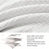White King Size Quilt Set, 100 Cotton, 100 Polyester Filling, Shabby Chic Bedspread - 2 of 4