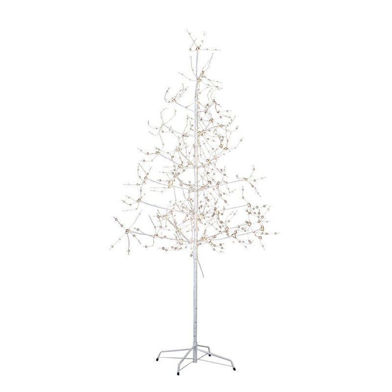 Kurt Adler 6-Foot White Birch Bark with LED Fairy Lights Tree, 2 of 4