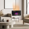 NAYSAYE 28.5 Inch Wall Mounted Fireplace with Realistic Flame for Living Room or Bedroom, Black, 28.5"*4.5"*15.75" - 2 of 4