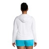Lands' End Women's SunShade UPF 50 Long Sleeve Hooded Full Zip Rash Guard - 2 of 4