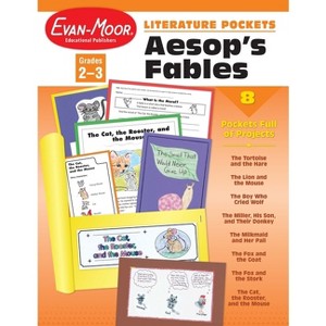 Literature Pockets: Aesop's Fables, Grade 2 - 3 Teacher Resource - by  Evan-Moor Educational Publishers (Paperback) - 1 of 1