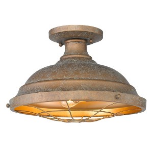 Golden Lighting Bartlett Semi-Flush - 1 of 2