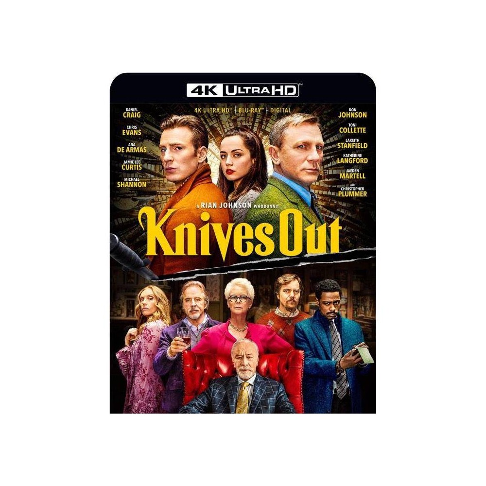 Knives Out (4K/UHD), Movies was $24.99 now $15.0 (40.0% off)