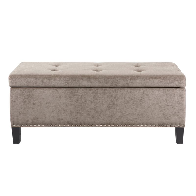 Tufted-Top Storage Ottoman, 1 of 10